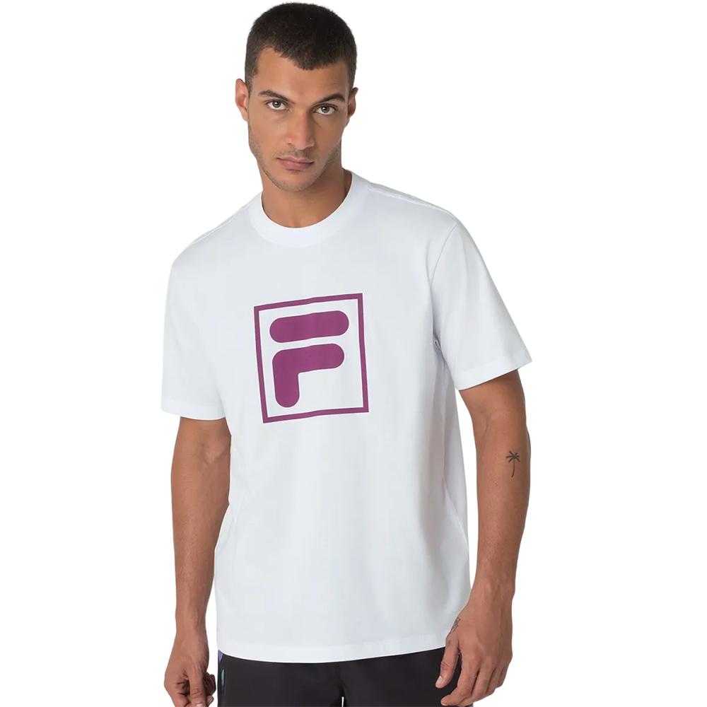 Fila Remeras Masculino Moda Dna F Box White