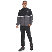 Fila Athleisure Tracksuit Masculino Double Block Black/Dark Grey/Light Grey