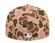 MAZ-New Era Gorros MLB 59Fifty Los Angeles Dodgers Camouflage/Orange/White