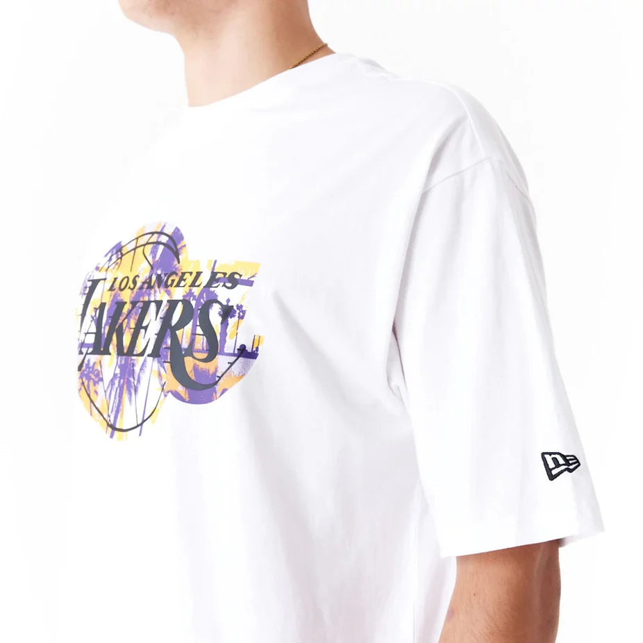 New Era Remeras NBA Los Angeles Lakers Palm Tree