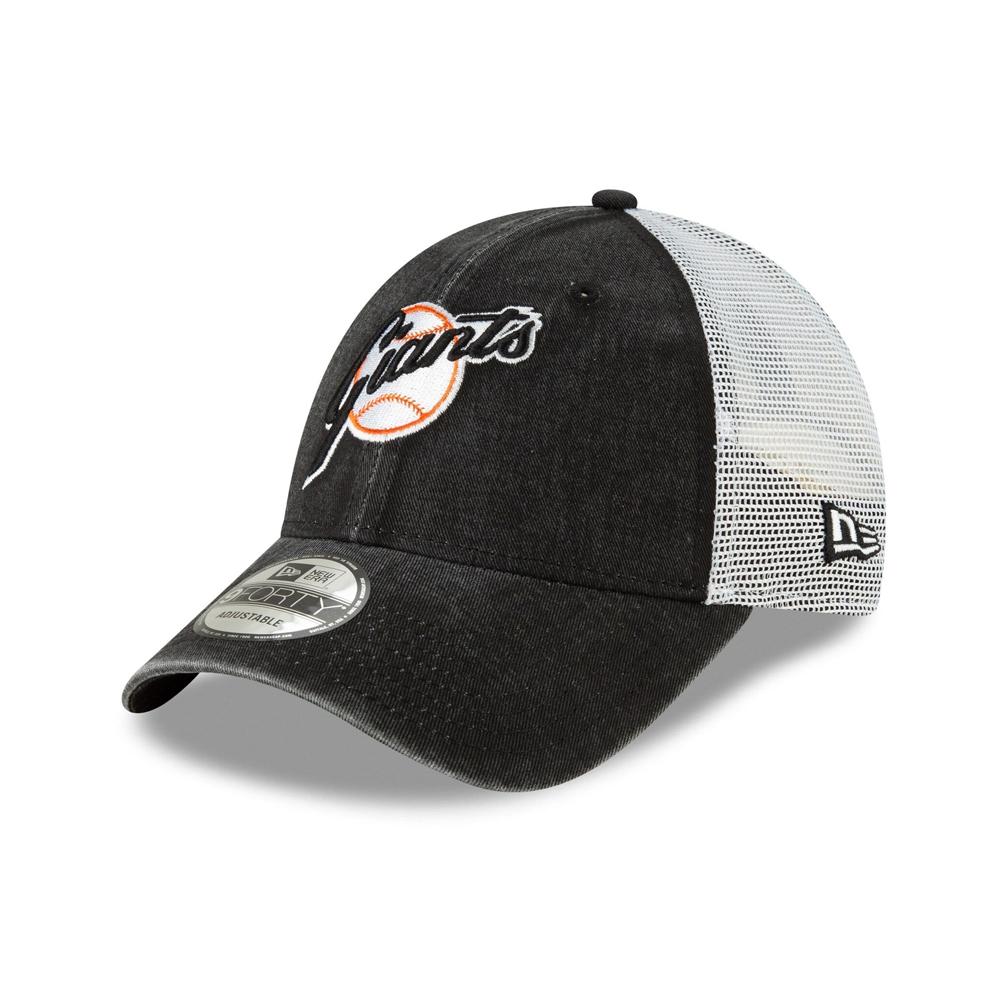 11946960 New Era Gorros MLB 9Forty San Francisco Giants Black/White