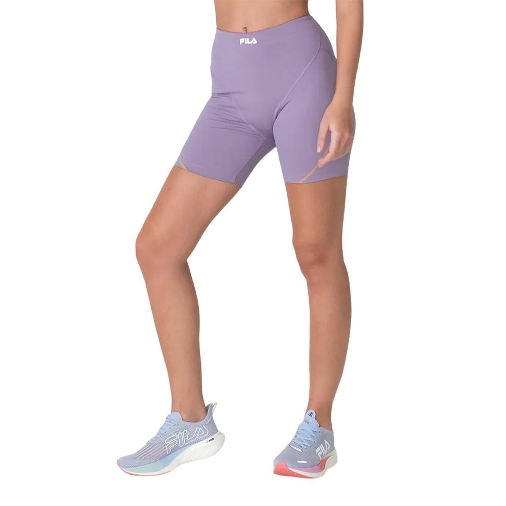 Fila Bermudas Femenino Running Racer Run Gray Lilac