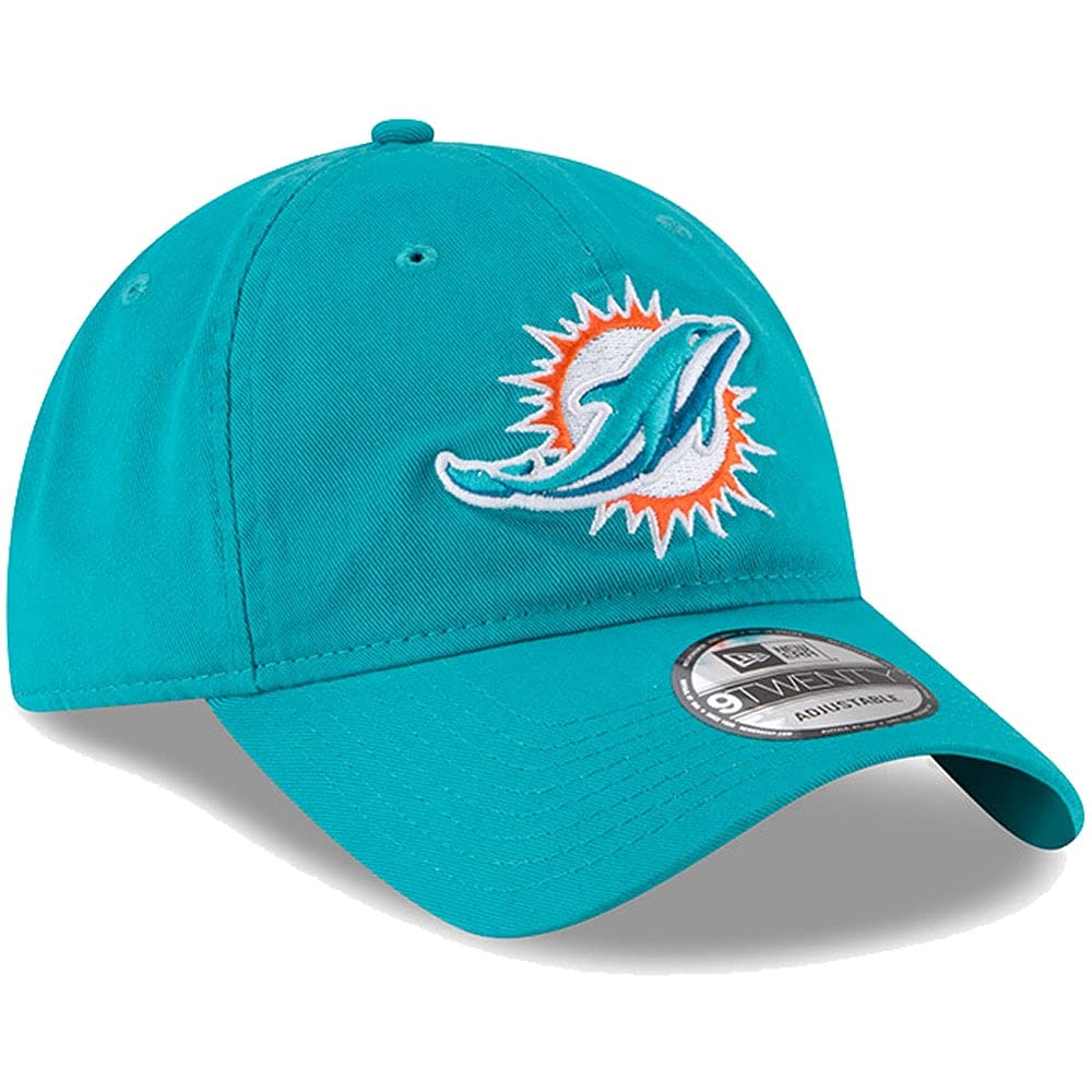 60235047 New Era Gorros NFL 9Twenty Miami Dolphins Aqua Historic Logo