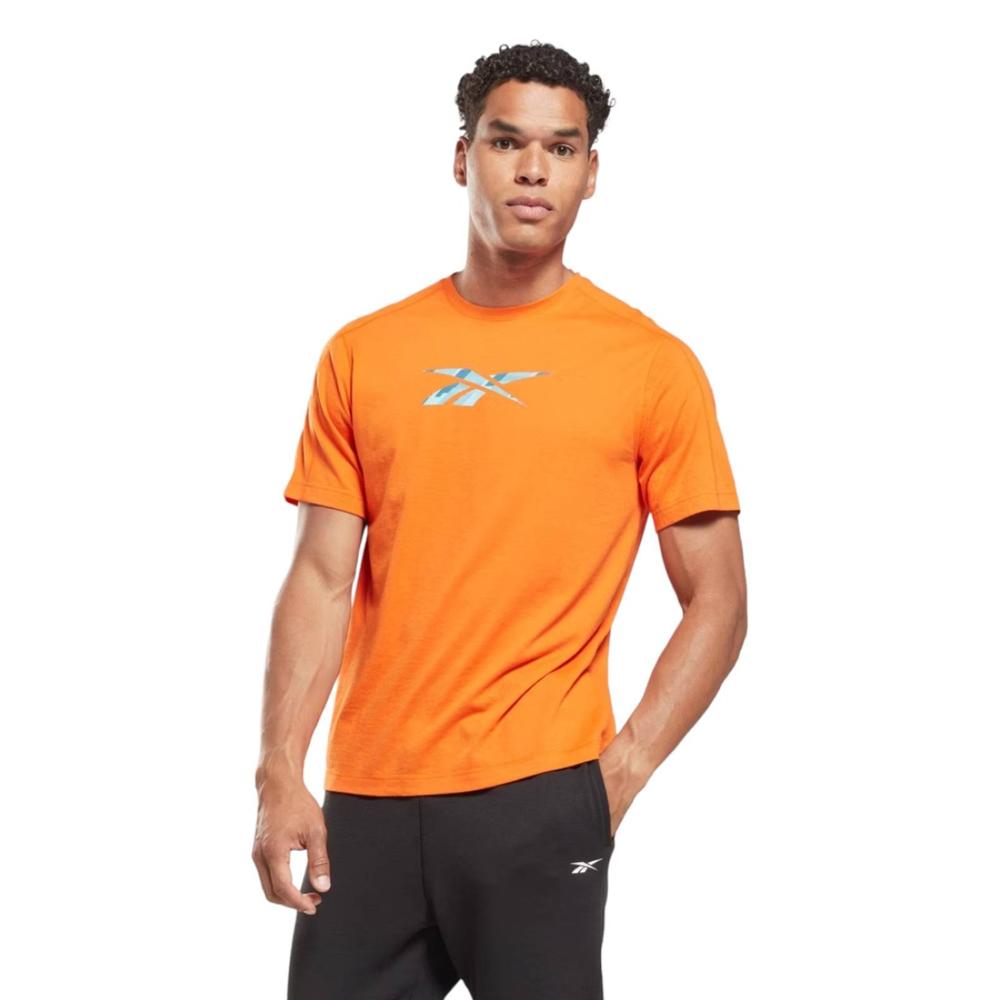 Reebok Remeras Masculino Train Speedwick Gfx Tee Smash Orange