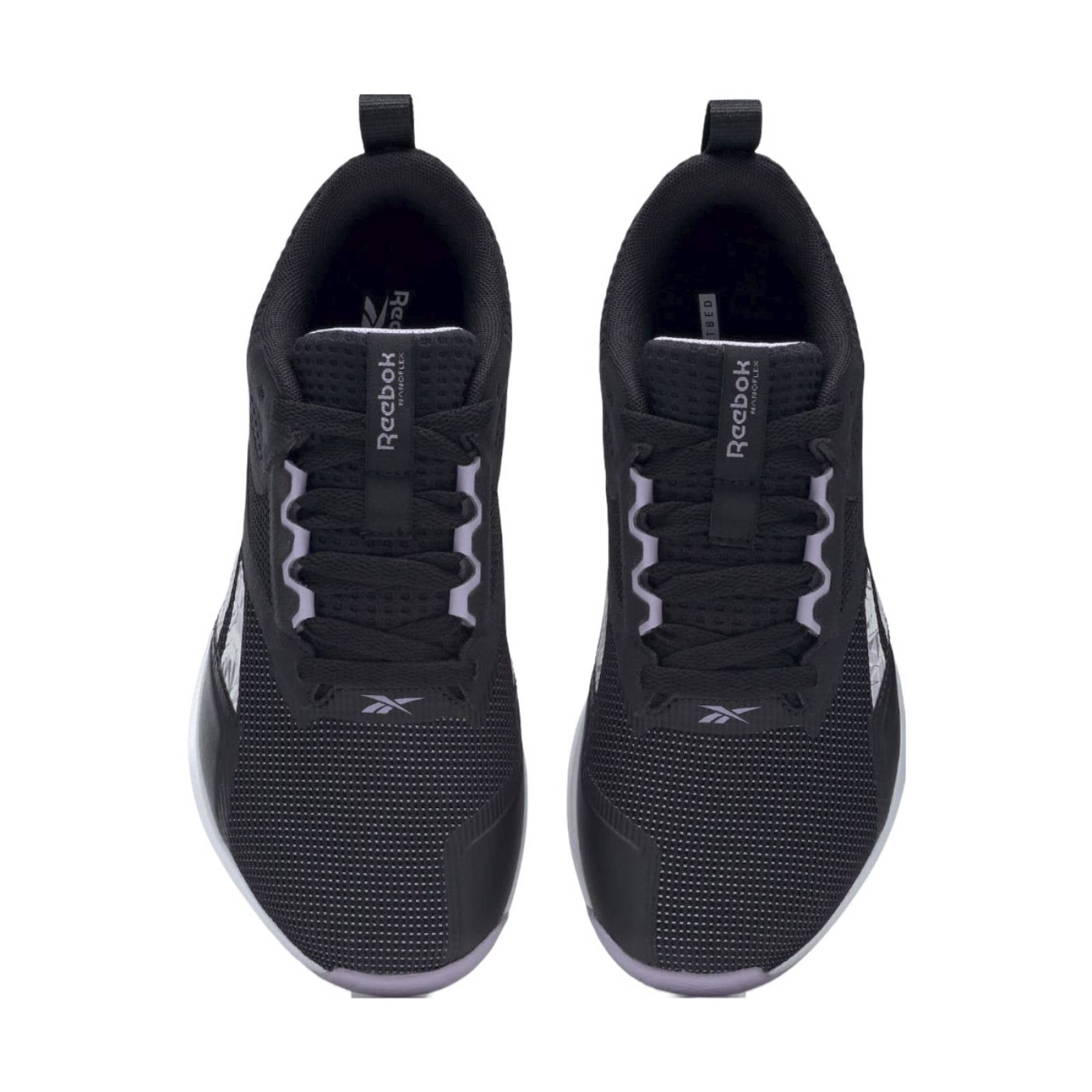 Reebok Femenino Nanoflex Tr 2.0 Core Black/Ftwr White/Purple Oasis