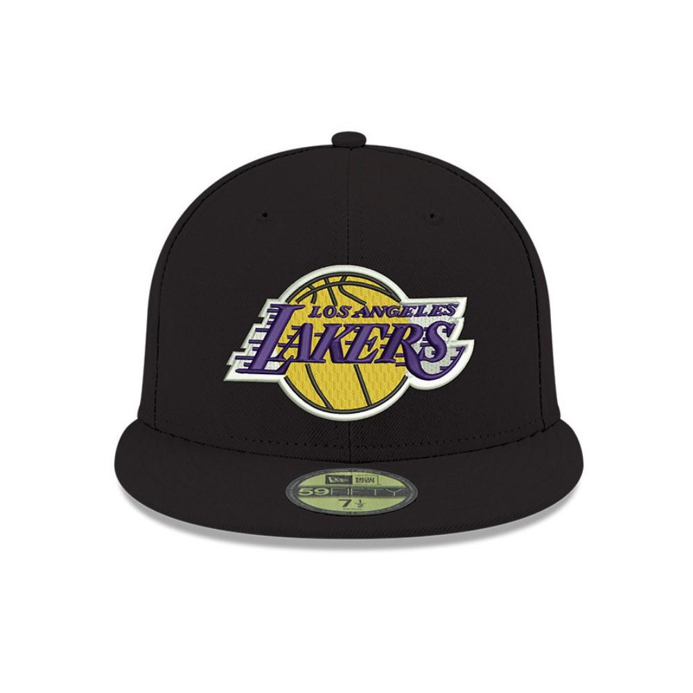 New Era Gorros NBA 59Fifty Los Angeles Lakers Black