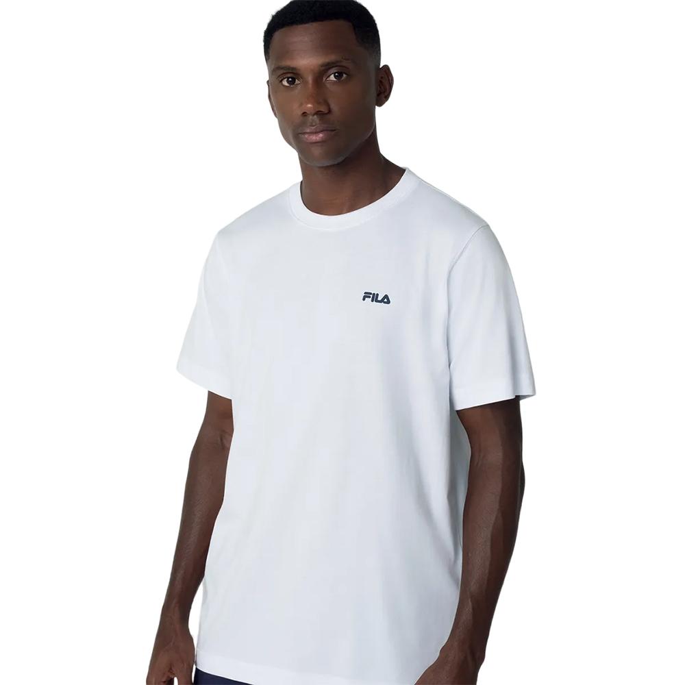 Fila Remeras Masculino Moda T-Shirt Uc Biella Italia White