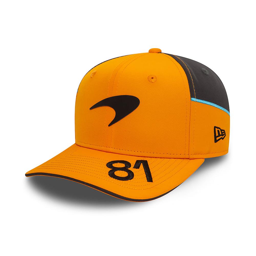 New Era Gorros F1 Team Oscar Piastri 9Fifty Snapback McLaren Racing Orange/Black