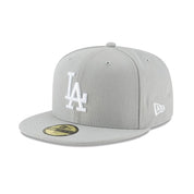 11591145 New Era Gorros MLB 59Fifty Los Angeles Dodgers Gray