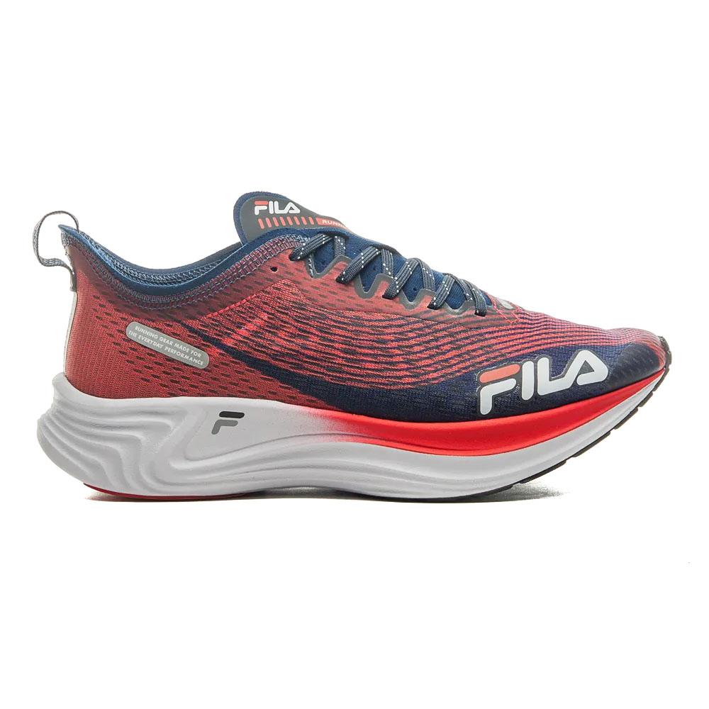 Fila Femenino Running Racer Carbon Tri Rojo/Marino/Blanco