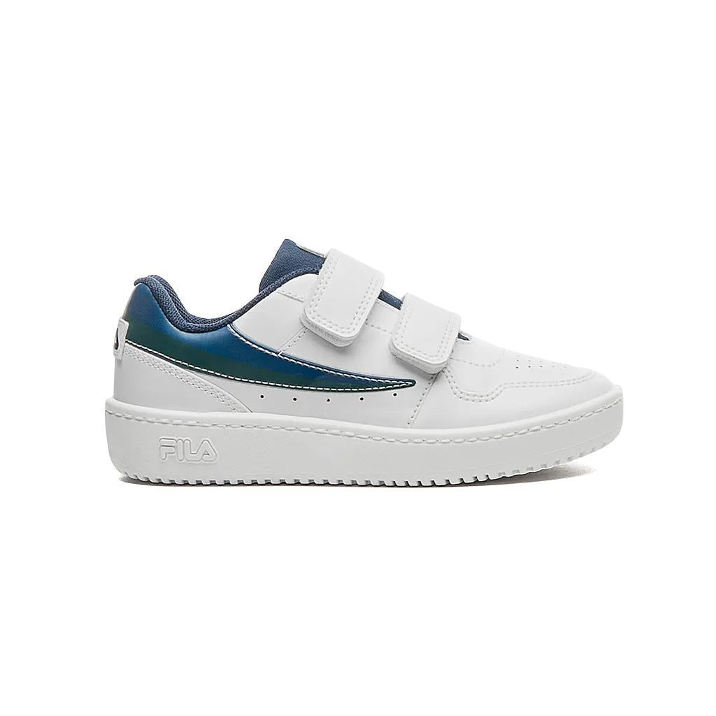 F04K000186399-6399 Fila Lifestyle Ninos Moda Arcade VLC White/Navy/June Bug