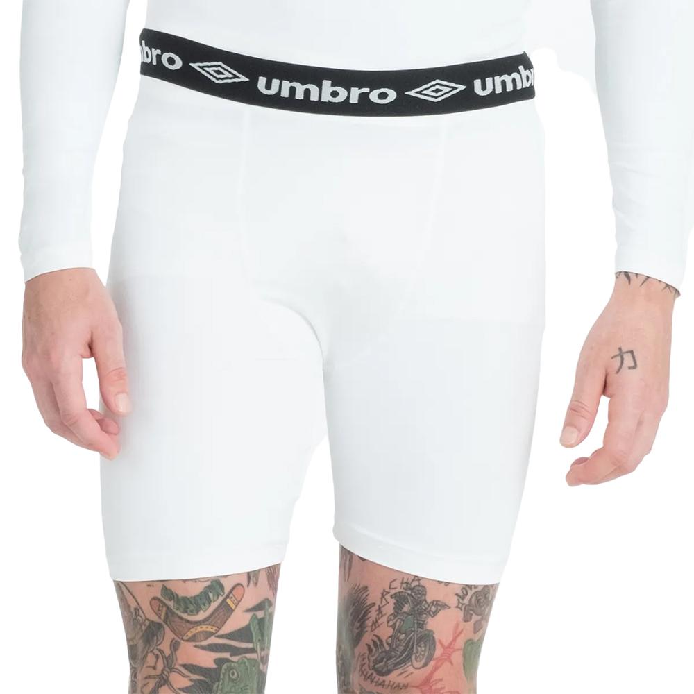 Umbro Bermudas Masculino Futbol Termica Light Blanco