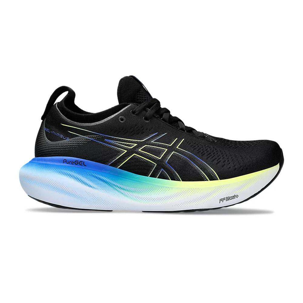 Asics Running Masculino Gel-Nimbus 25 Black/Glow Yellow