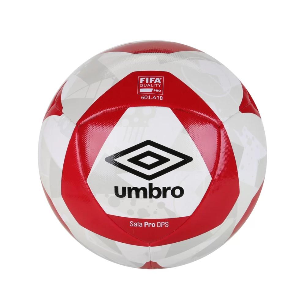 26322U-2VZ Umbro Pelota Sala Pro White/Black/Flame Scarlet