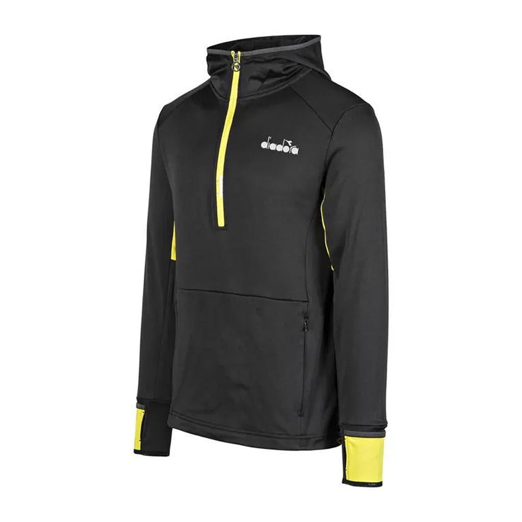 Diadora Camperas Masculino Running Hd Warm Up Winter Sweat Black