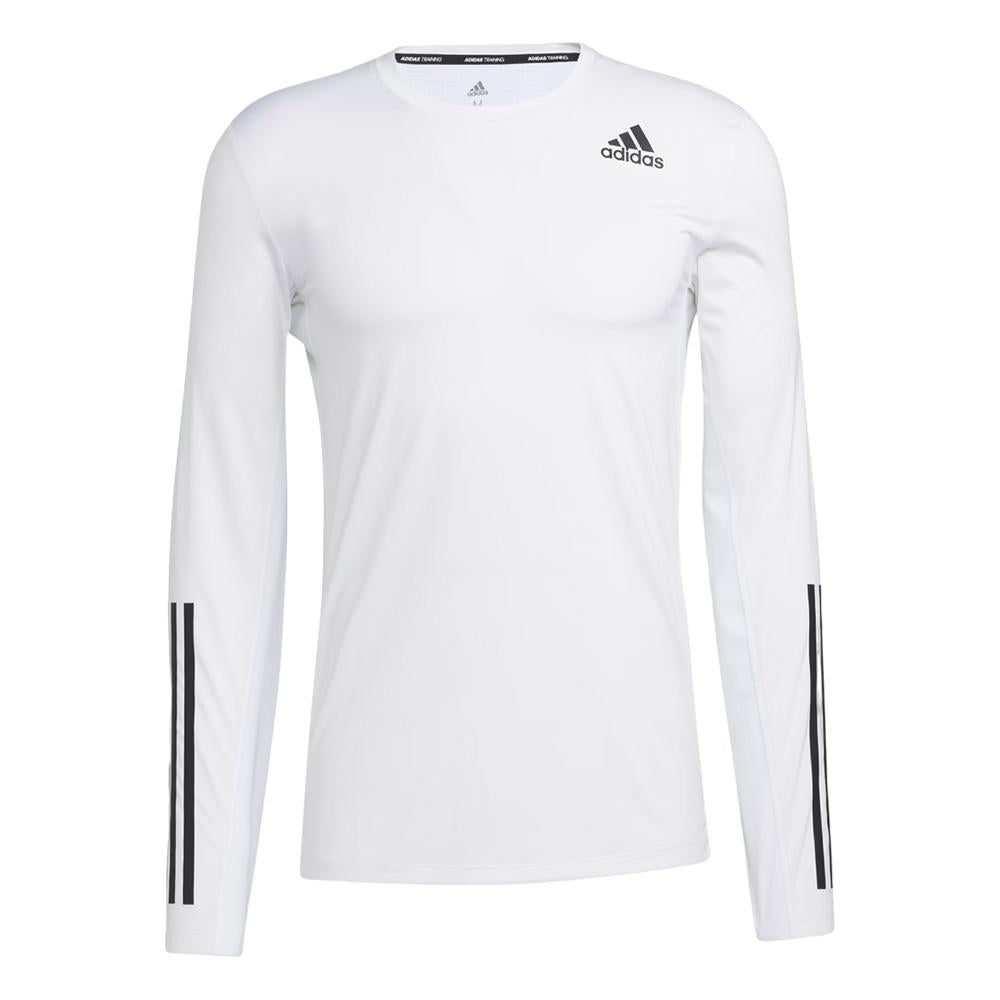 Adidas Remeras Masculino Tf Ls Ft 3S White