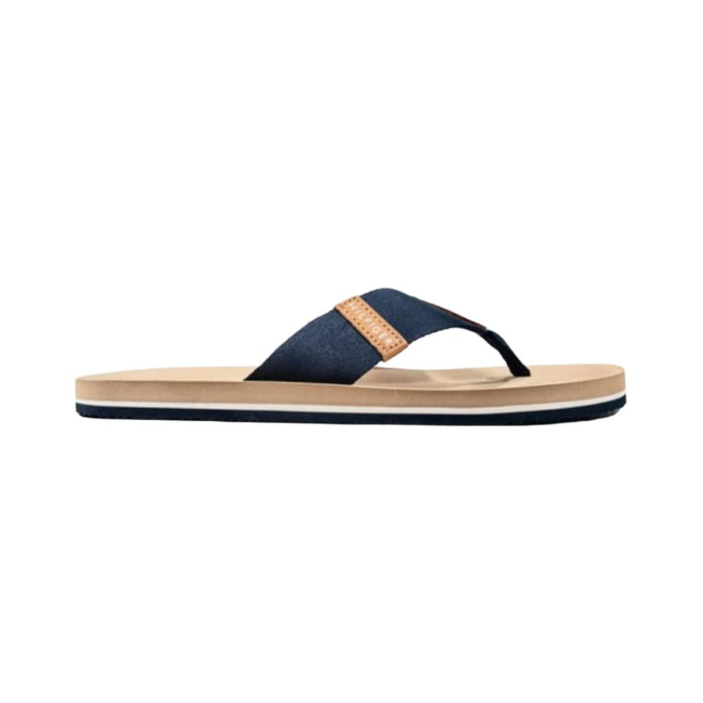 Tommy Hilfiger Masculino Flip Flop Sandals Classic Molded Flipflop Camel