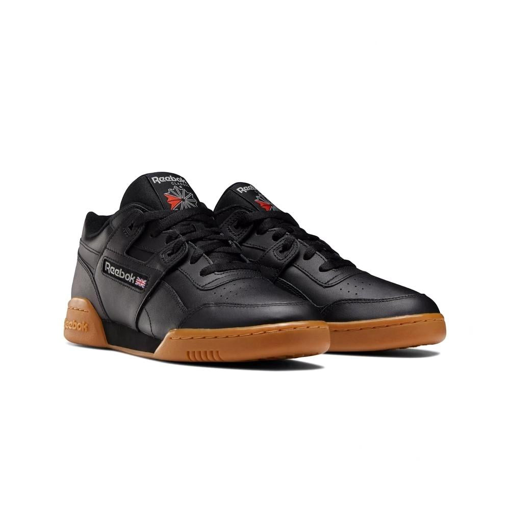 Reebok Classics Masculino Workout Plus Black/Carbon/Classic Red/Reebok Royal-Gum