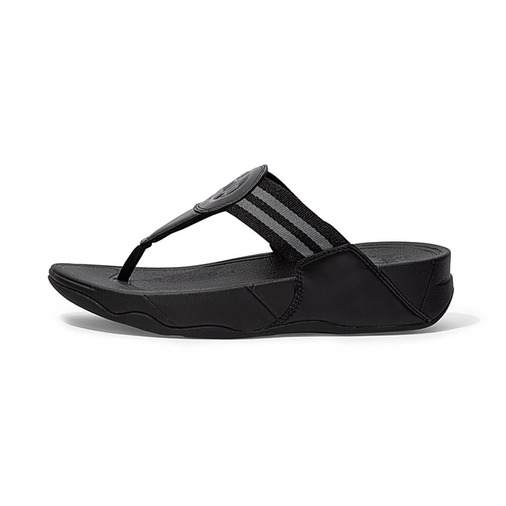 FitFlop Sandalias Femenino Walkstar Toe-Post Sandals All Black