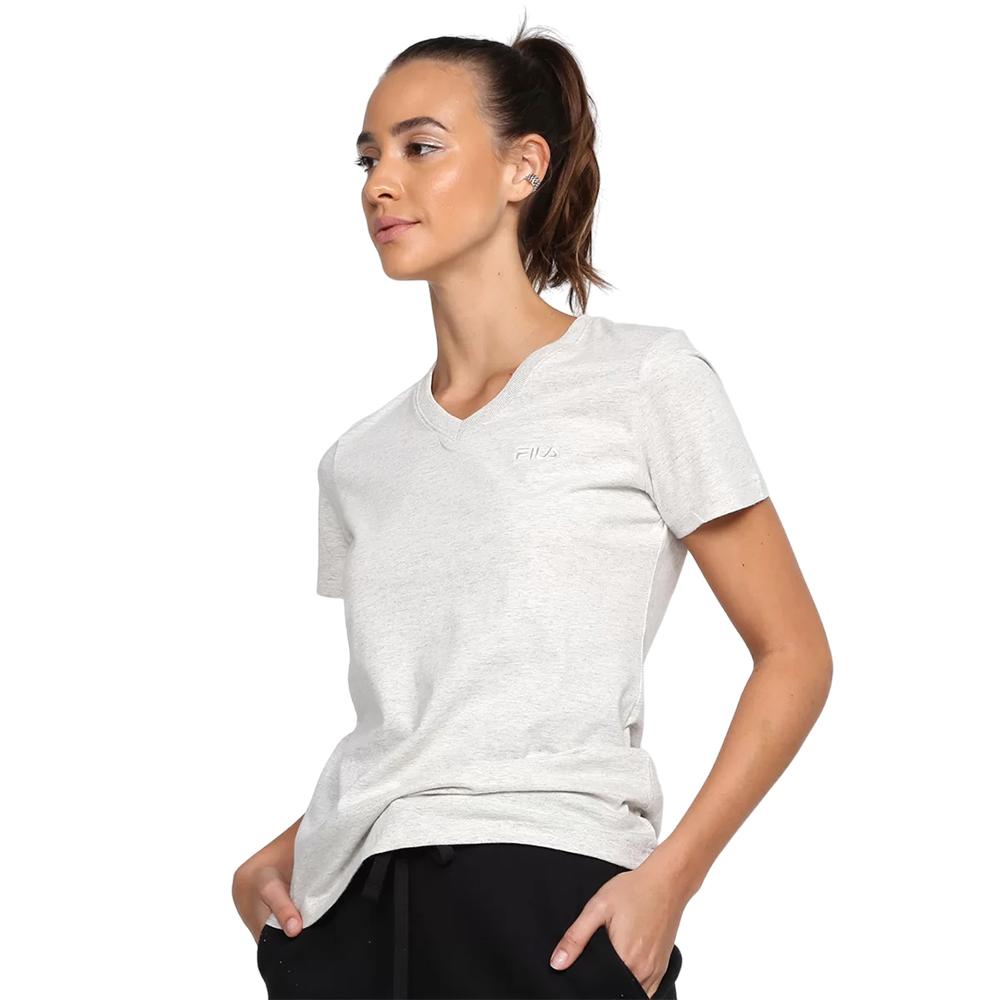 Fila Remeras Femenino Women T-Shirt Basic Blend Off White