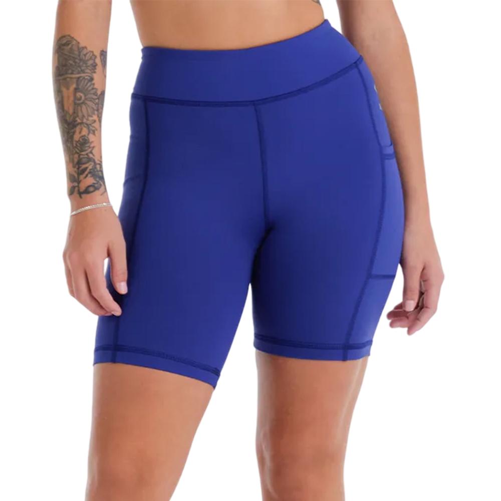 Umbro Bermudas Femenino Moda Long Shorts Essential Marino