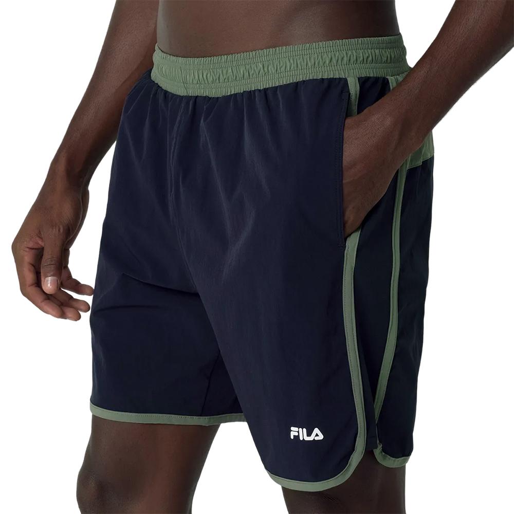 Fila Shorts Masculino Casual DNA Navy/Light Olive