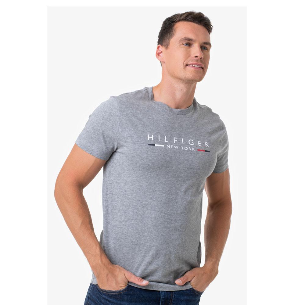 Tommy Hilfiger Remera Masculino IM HILFIGER NEW YORK TEE MEDIUM GREY HEATHER