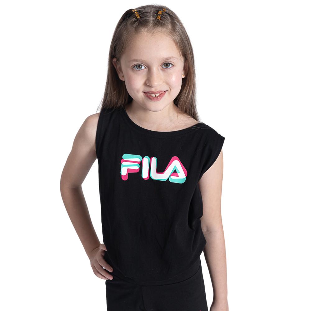 Fila Remeras Niños Aurora T Shirts Black