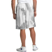 Champion Short Masculino Lacrosse Short White Tonal Wash Cloud