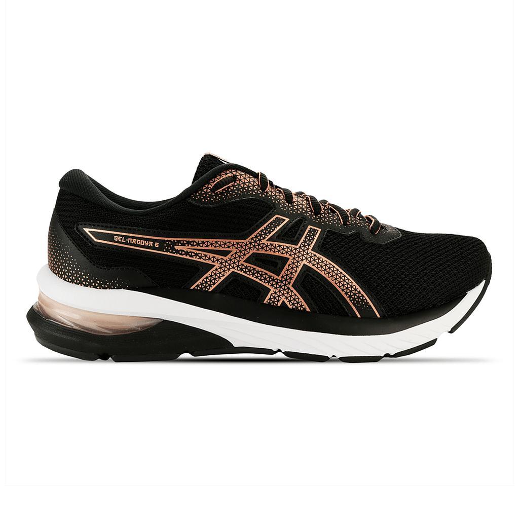 Asics Deportivos Femenino Running Gel Nagoya 6 Black/Rose Gold