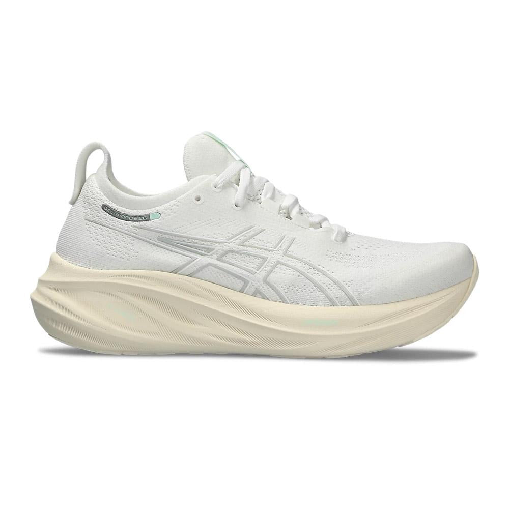 Asics Running Femenino Gel-Nimbus 26 White/White