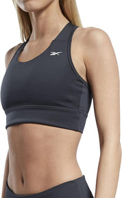 Top Femenino Reebok Running Essentials High-Impact Gris