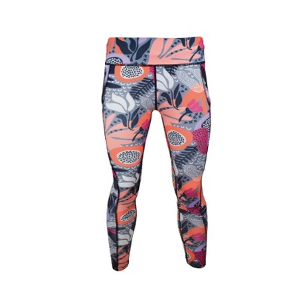 Fila Pantalones Femenino Training D24685W-2 Print/Black/Orange Pop