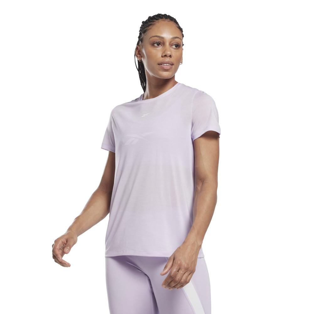 Reebok Femenino Wor Ac Tee Purple Oasis