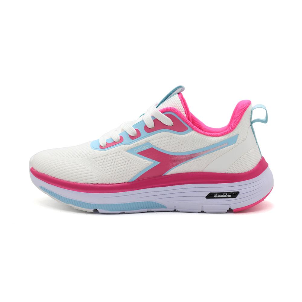 Diadora Running Femenino NucleoII White/Fuchsia