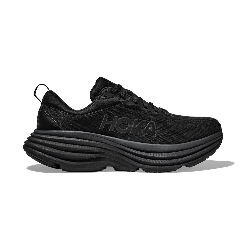 Hoka Deportivos Masculino Running Bondi 8 Black/Black