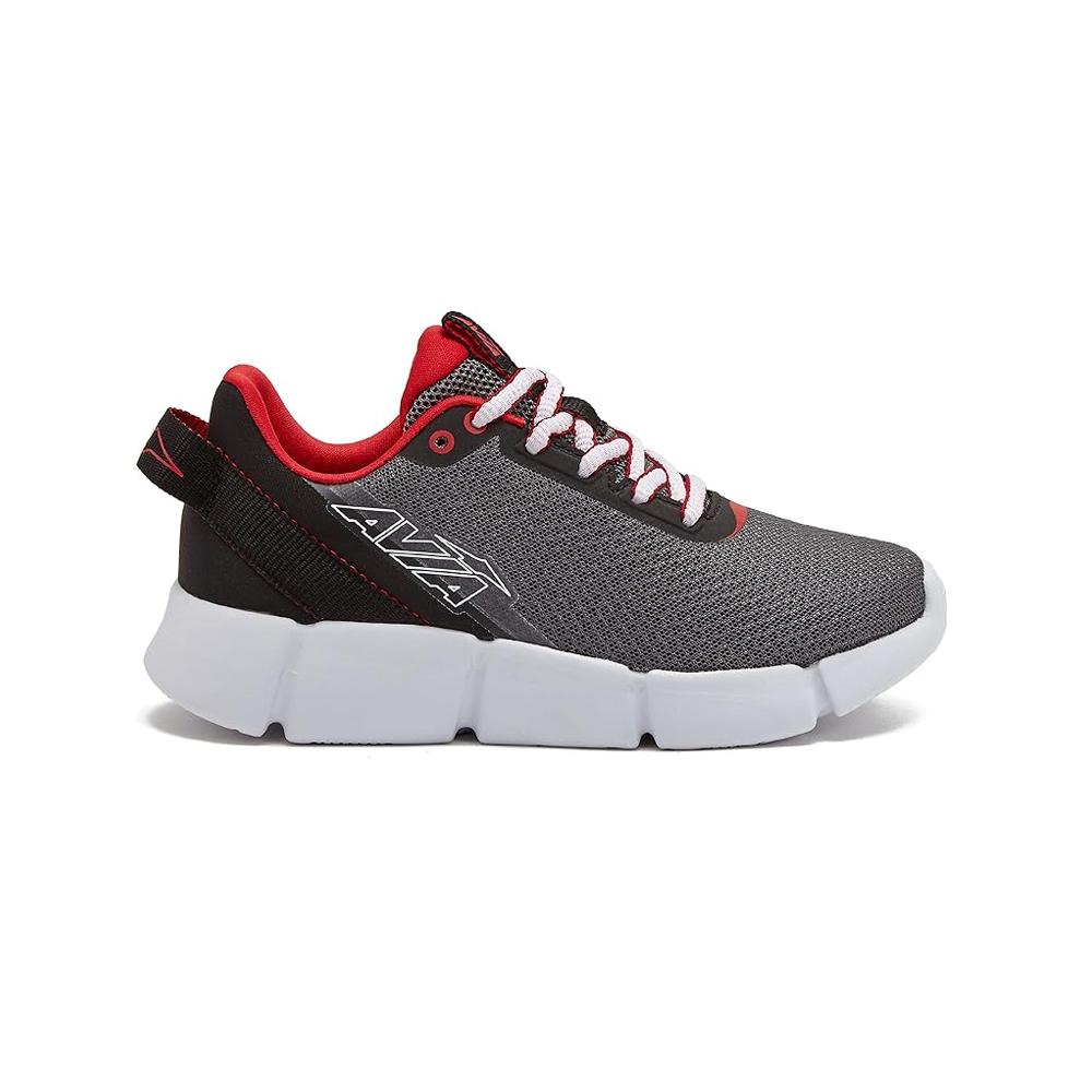 Avia Deportivos Niños Running Avi Blitz Steel Gray/Jet Black/Chinese Red