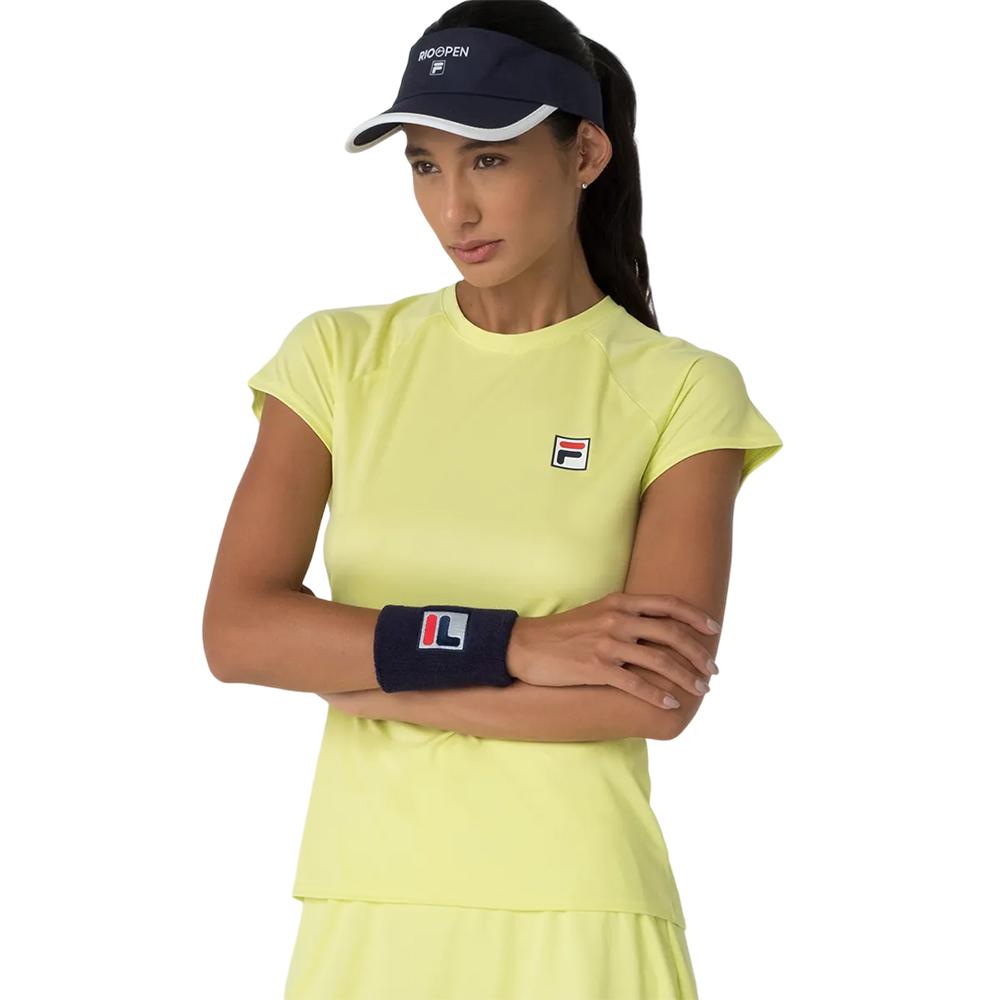 Fila Remeras Femenino Tenis Tennis Basic Yellow Neon Light