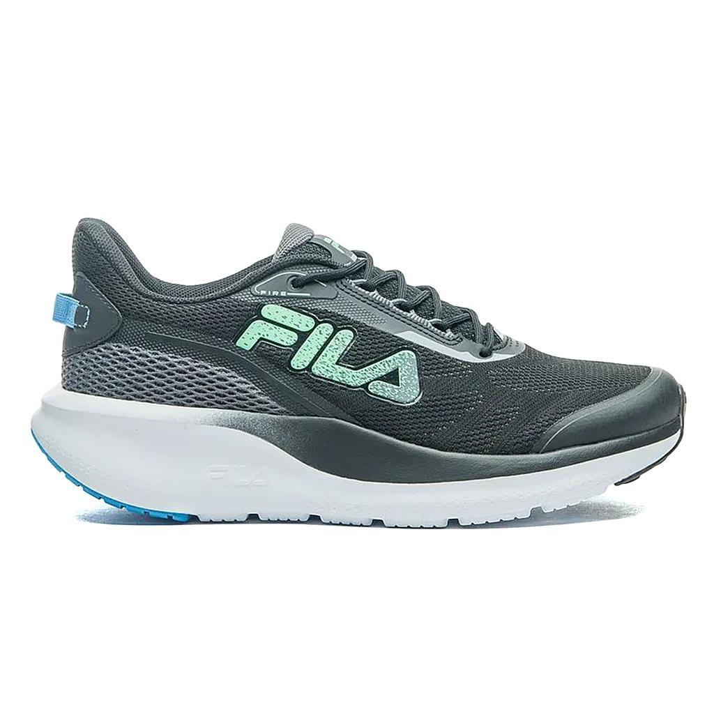 Fila Deportivos Masculino Running Fire Black/Azure Blue/Spring Bud