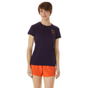 Asics T-Shirt Femenino Fujitrail Logo Ss Top Night Shade