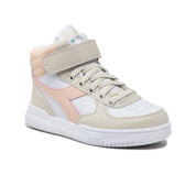 Diadora Kids Raptor Mid Ps White Bone/Pastel Rose Tan