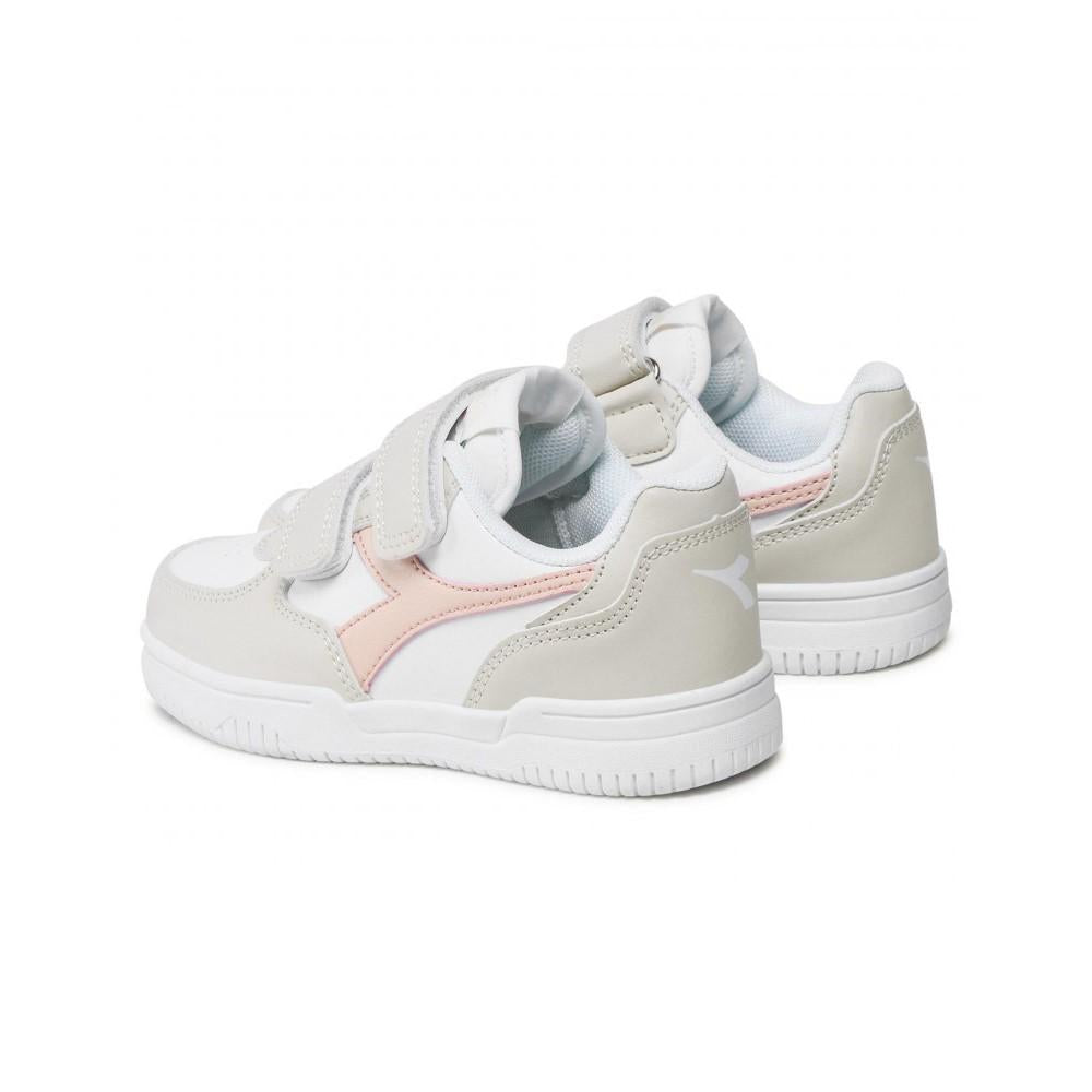 Diadora Kids Raptor Low Ps White Bone/Pastel Rose Tan