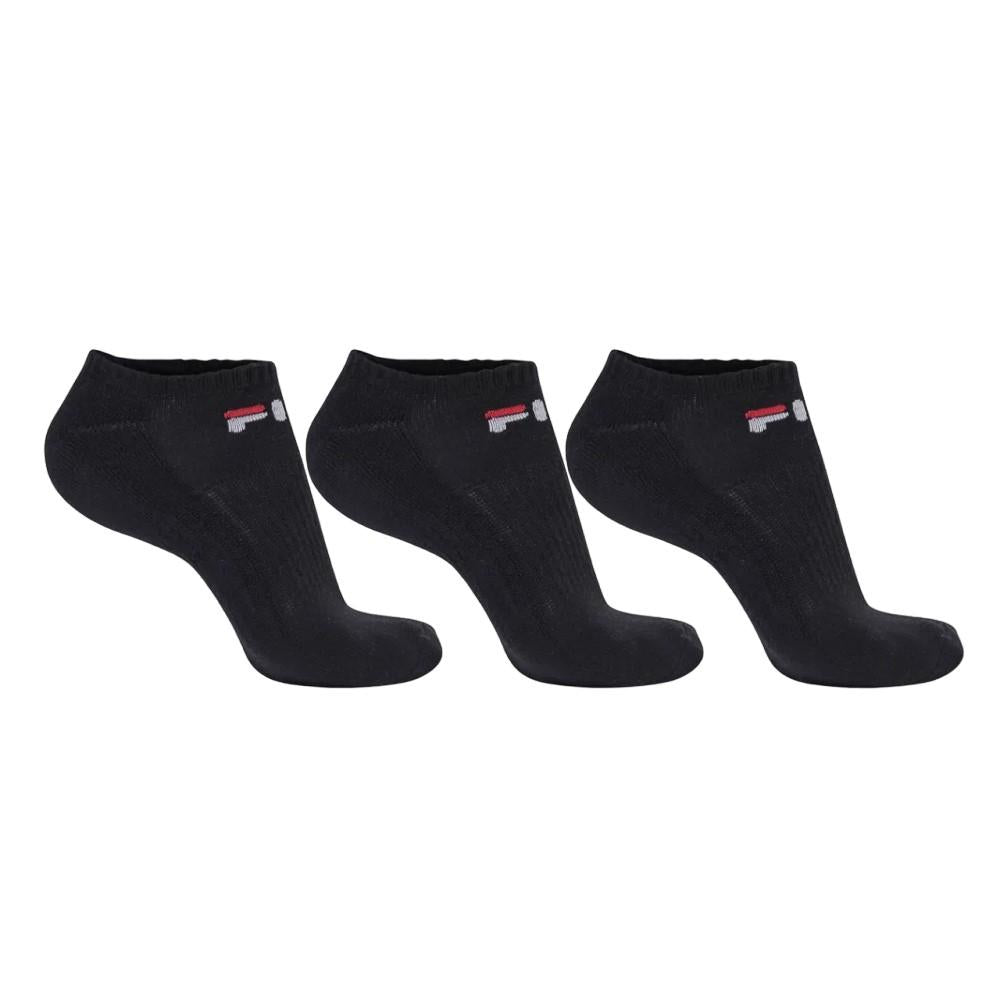 Fila Lifestyle Medias Unisex Tripack Canhoo Corto Negro