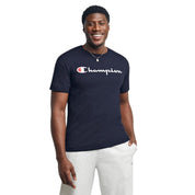 Champion T-Shirt Masculino Classic Graphic Tee Navy