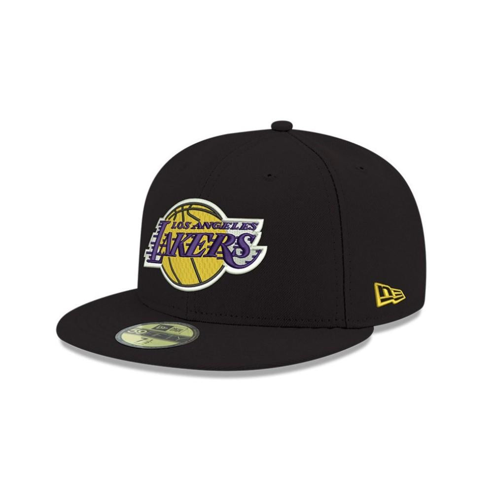 New Era Gorros NBA 59Fifty Los Angeles Lakers Black