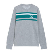 Diadora Sueter Masculino Sweatshirt Crew Slam Light Middle Gray Melange