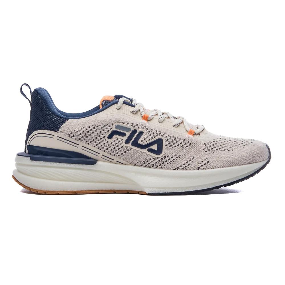 Fila Deportivos Masculino Running Float Flux Raw White/Marino/Tangerine