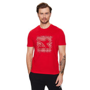 Diadora T-Shirt Masculino T-Shirt  SS Freize Carmine Red