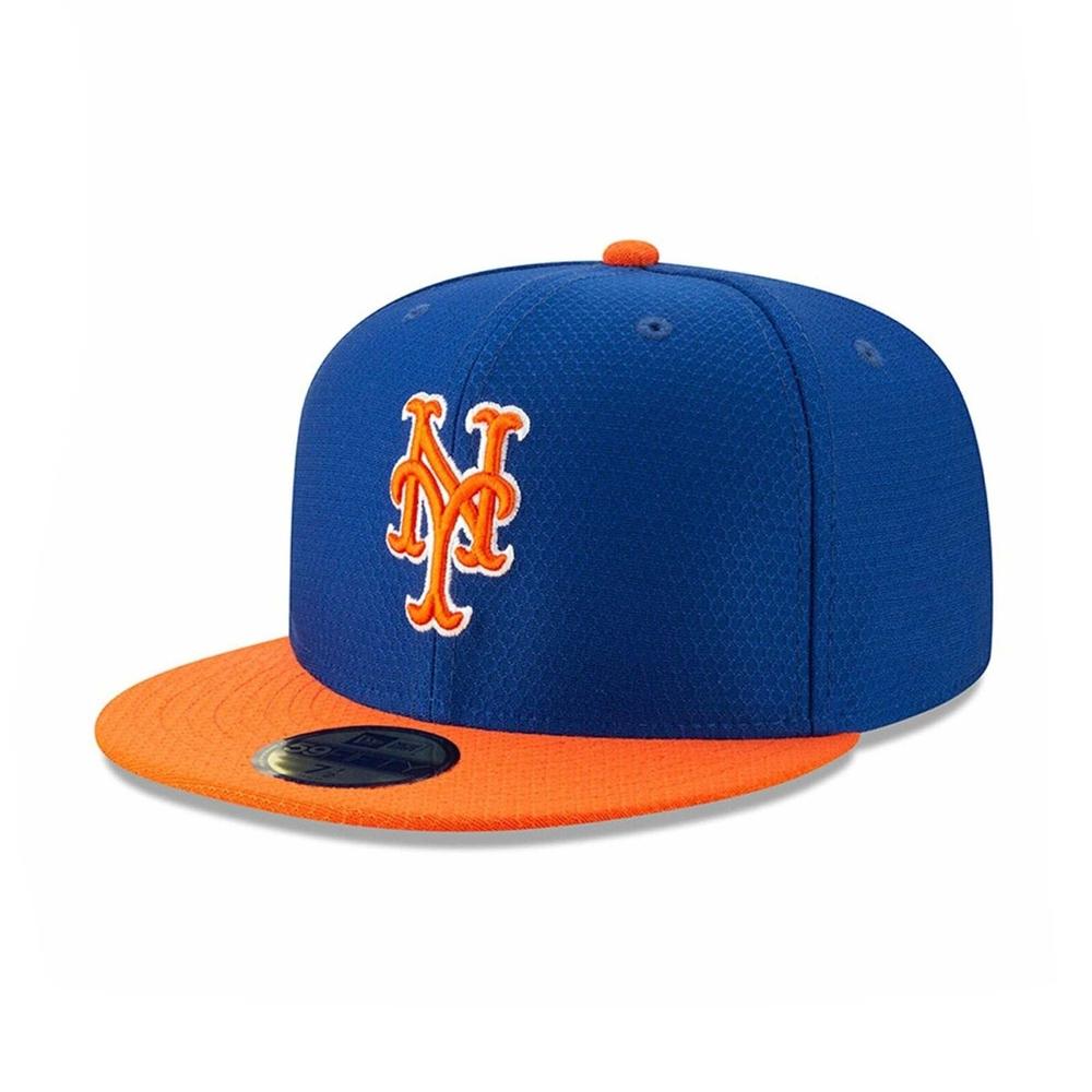 MAZ-New Era Gorros MLB 59Fifty New York Mets Blue/Orange/Black