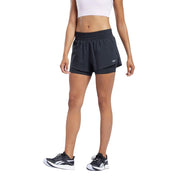 Reebok Running Shorts Femenino Run 2 in 1 Short Black